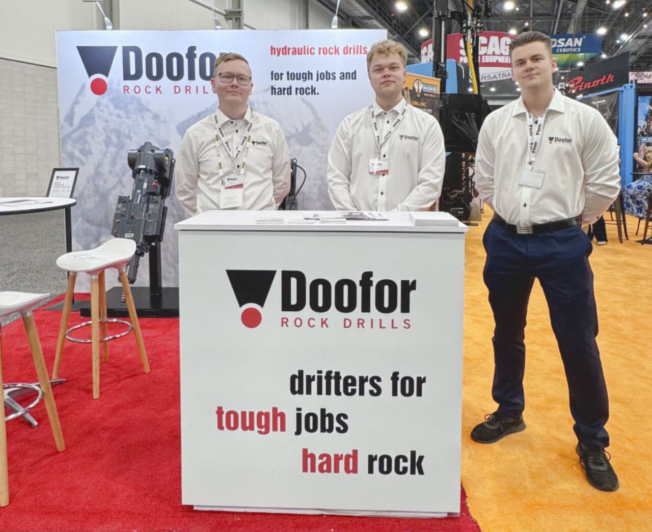 Doofor is a regular exhibitor at the CONEXPO-CON/AGG trade fair.