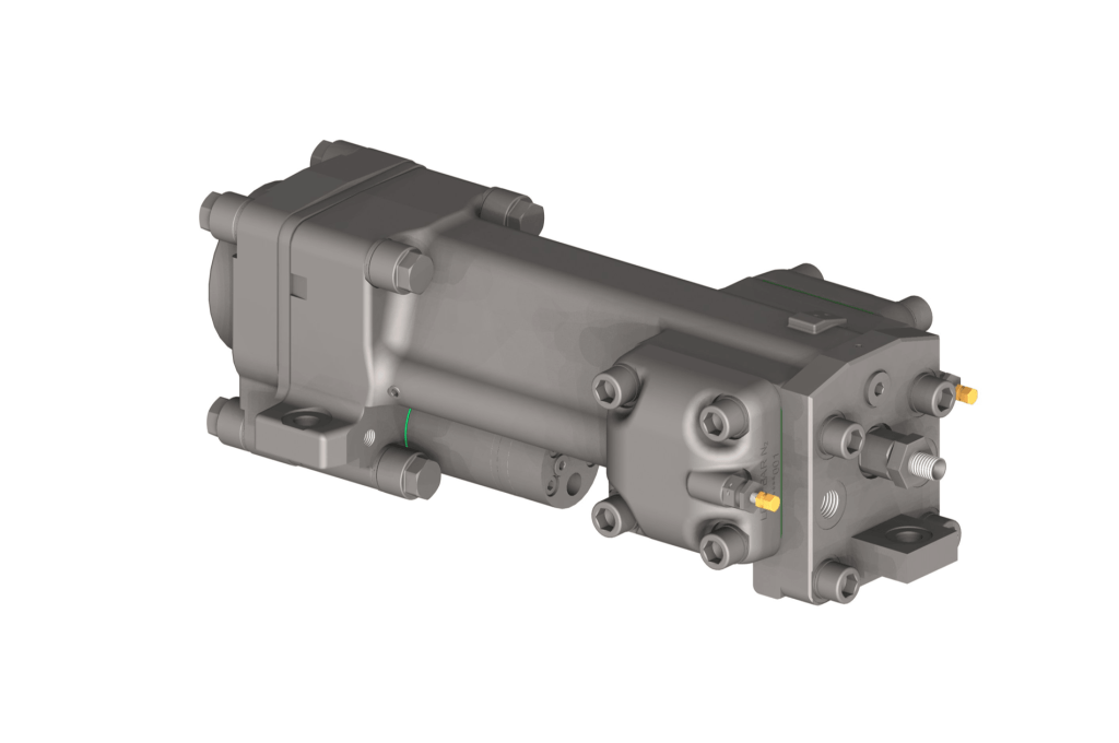 3D render of the Doofor DFR2 small rock drill highlighting its durable structure and high-performance design 